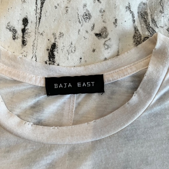 Baja East - Puff Puff Pass - Unisex - T-Shirt/Dress - Oversized/XL - Sheer White - Picture 4 of 6